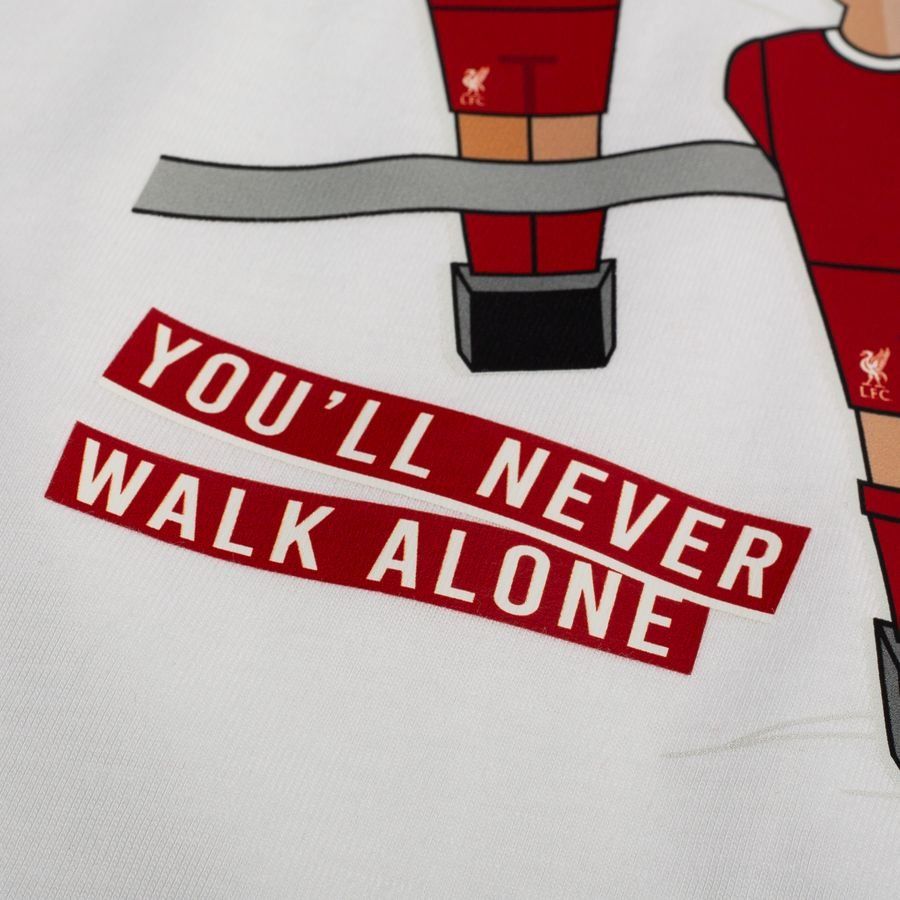 Liverpool T-Shirt Player - White/Red - Men's-SoccerKits Hub | Buy Soccer Jerseys Online